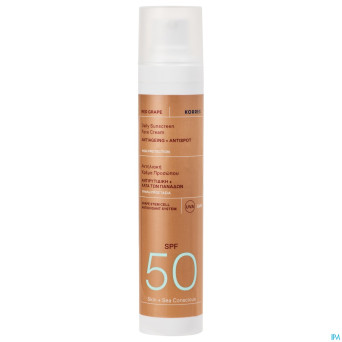 Korres ks solaire raisin r.ip50 cr vis. a/tach50ml