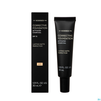 Korres km act. charc. correct acf1 30ml