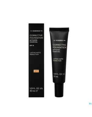 Korres km act. charc. correct acf3 30ml