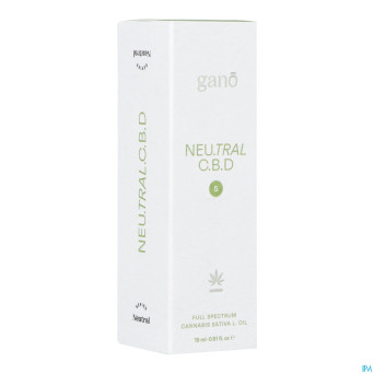 Gano care neutral 5% cbd oil    15ml