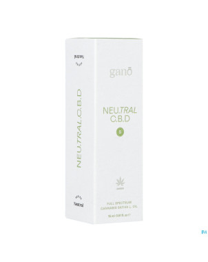 Gano care neutral 5% cbd oil    15ml