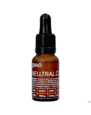 Gano care neutral 5% cbd oil    15ml
