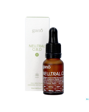 Gano care neutral 5% cbd oil    15ml