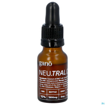 Gano care neutral 10% cbd oil  15ml