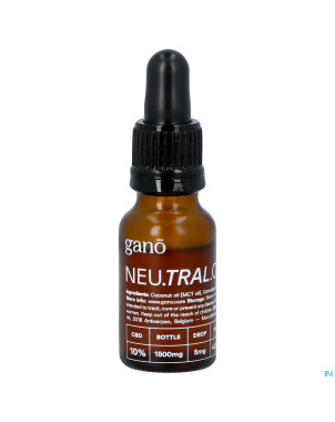 Gano care neutral 10% cbd oil  15ml