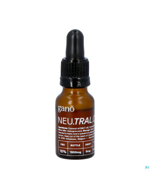 Gano care neutral 10% cbd oil  15ml