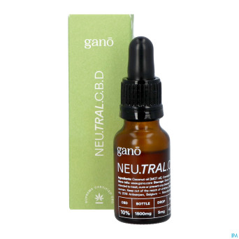 Gano care neutral 10% cbd oil  15ml