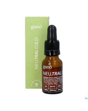 Gano care neutral 10% cbd oil  15ml