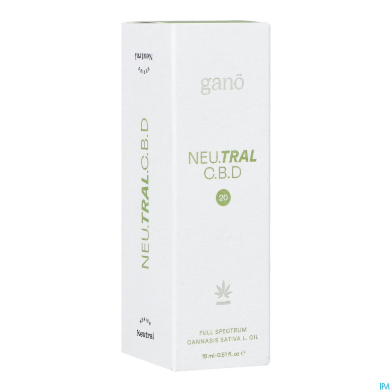 Gano care neutral 20% cbd oil    15ml