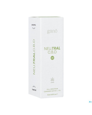 Gano care neutral 20% cbd oil    15ml