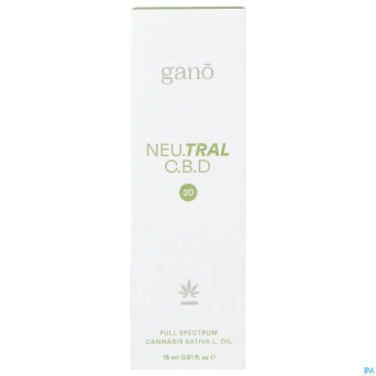 Gano care neutral 20% cbd oil    15ml