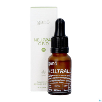 Gano care neutral 20% cbd oil    15ml
