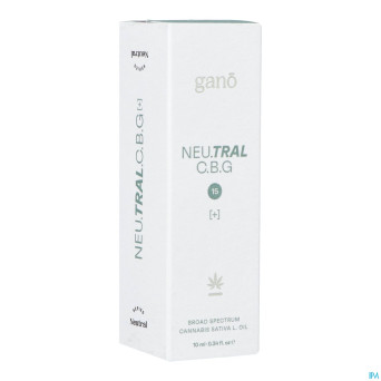Gano care neutral 15% cbg&cbd oil    10ml