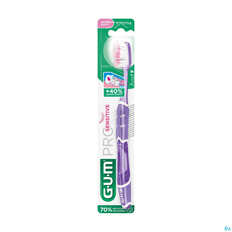 Gum pro sensitive compact ultra brosse a dents