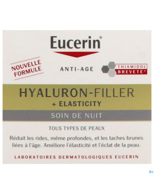 Eucerin hyaluron filler+elast. soin nuit    50ml