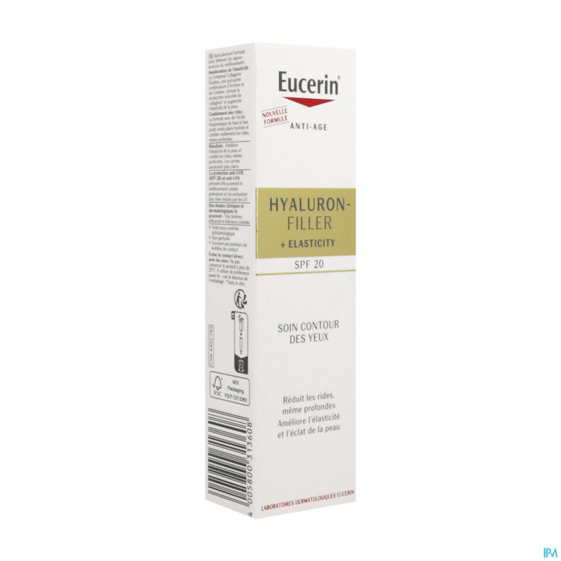 Eucerin hyaluron fill+elast.contour yeux ip20 15ml
