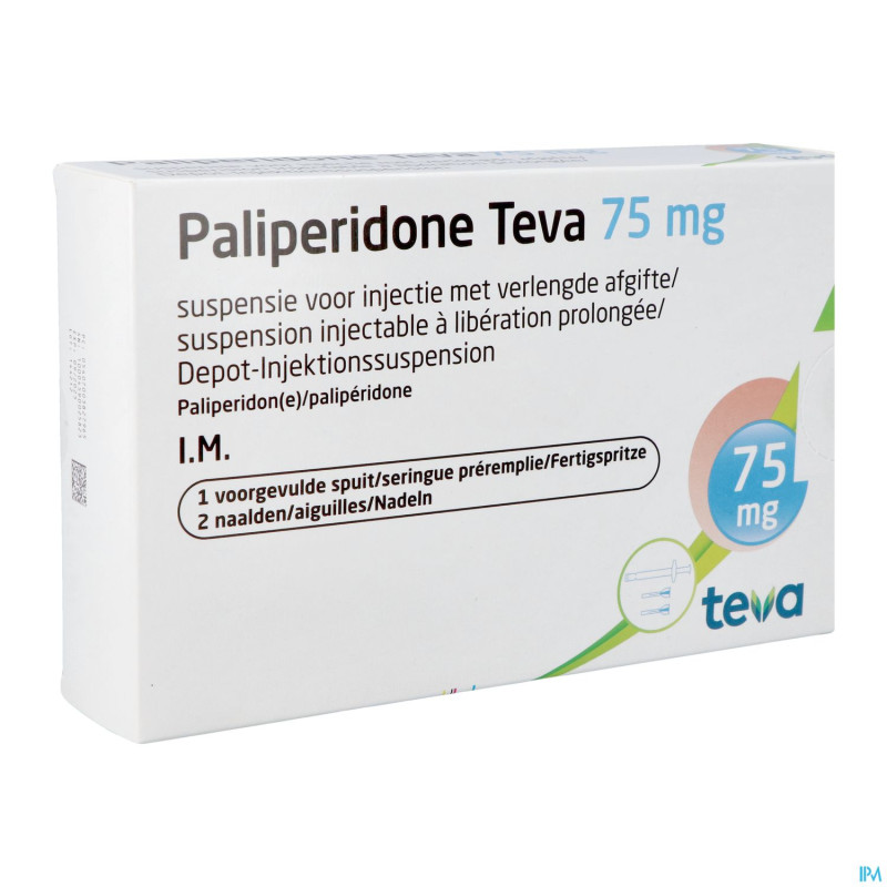 Paliperidone teva 75mg susp inj lib.pr. ser.prer.1