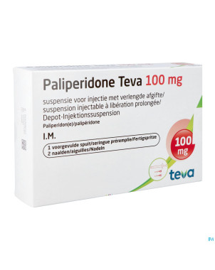 Paliperidone teva100mg susp inj lib.pr. ser.prer.1