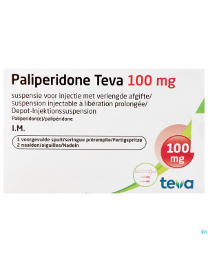 Paliperidone teva100mg susp inj lib.pr. ser.prer.1