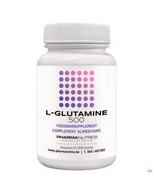 L glutamine 500 v-caps 60    pharmanutrics