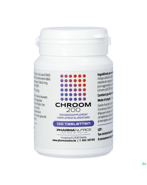 Chrome 200 active comp 120    pharmanutrics