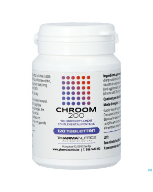 Chrome 200 active comp 120    pharmanutrics