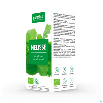 Purasana vegan melisse 300mg bio    v-caps 60