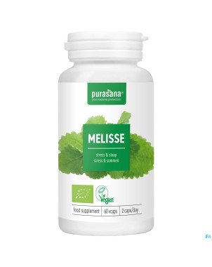 Purasana vegan melisse 300mg bio    v-caps 60