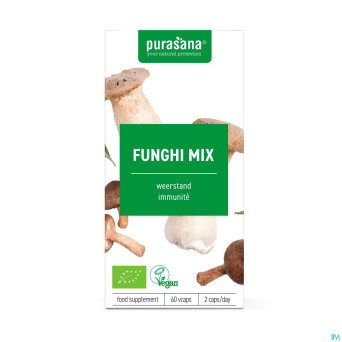 Purasana funghi mix 210mg bio    v-caps 60