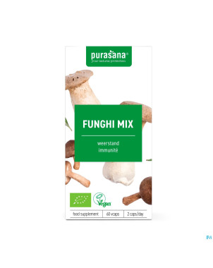 Purasana funghi mix 210mg bio    v-caps 60