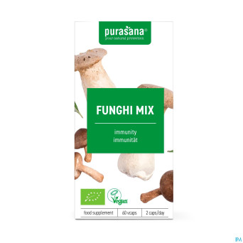 Purasana funghi mix 210mg bio    v-caps 60
