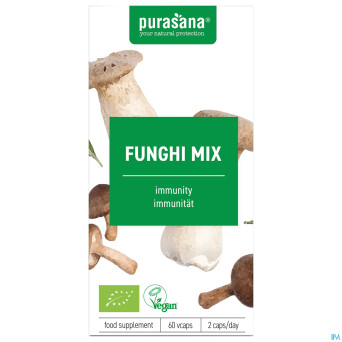 Purasana funghi mix 210mg bio    v-caps 60