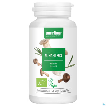 Purasana funghi mix 210mg bio    v-caps 60