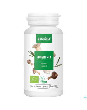 Purasana funghi mix 210mg bio    v-caps 60