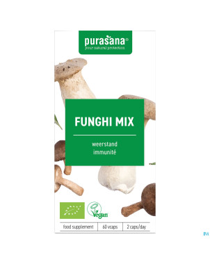 Purasana funghi mix 210mg bio    v-caps 60