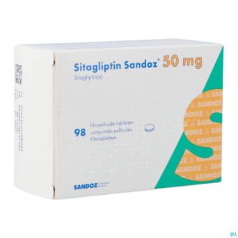 Sitagliptin sandoz  50mg comp pell  98