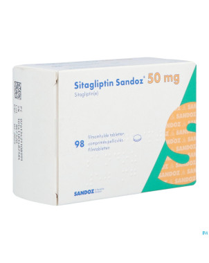 Sitagliptin sandoz  50mg comp pell  98