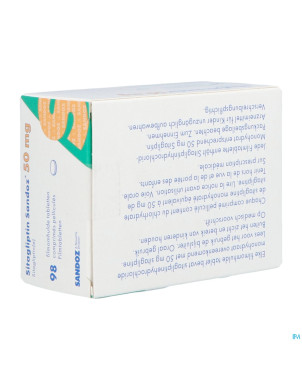 Sitagliptin sandoz  50mg comp pell  98