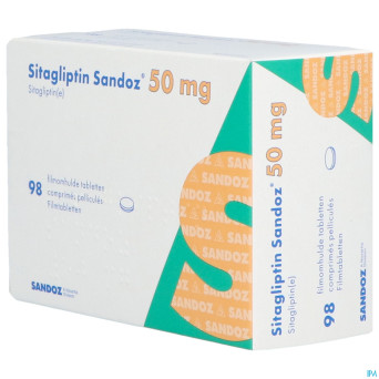 Sitagliptin sandoz  50mg comp pell  98