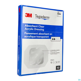 Tegaderm 3m absorb.transp ster 14,9x15,2cm10 90802
