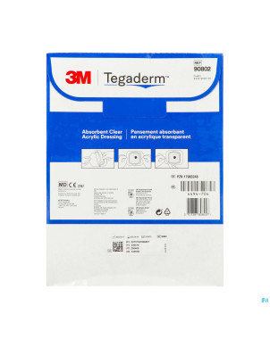 Tegaderm 3m absorb.transp ster 14,9x15,2cm10 90802