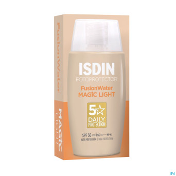 Isdin fotoprotector fusion water light ip50+  50ml
