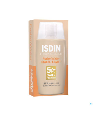 Isdin fotoprotector fusion water light ip50+  50ml