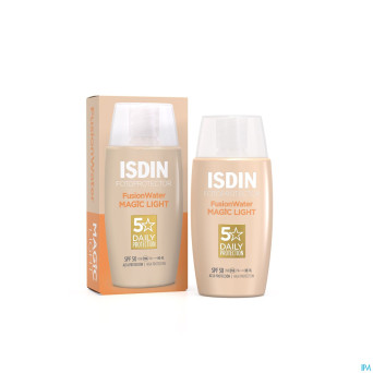 Isdin fotoprotector fusion water light ip50+  50ml
