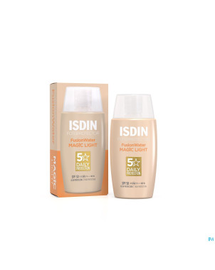 Isdin fotoprotector fusion water light ip50+  50ml