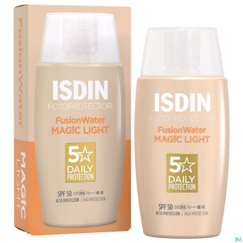 Isdin fotoprotector fusion water light ip50+  50ml