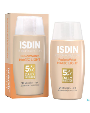 Isdin fotoprotector fusion water light ip50+  50ml
