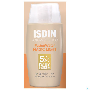 Isdin fotoprotector fusion water light ip50+  50ml