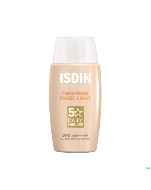 Isdin fotoprotector fusion water light ip50+  50ml