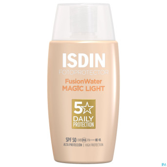 Isdin fotoprotector fusion water light ip50+  50ml